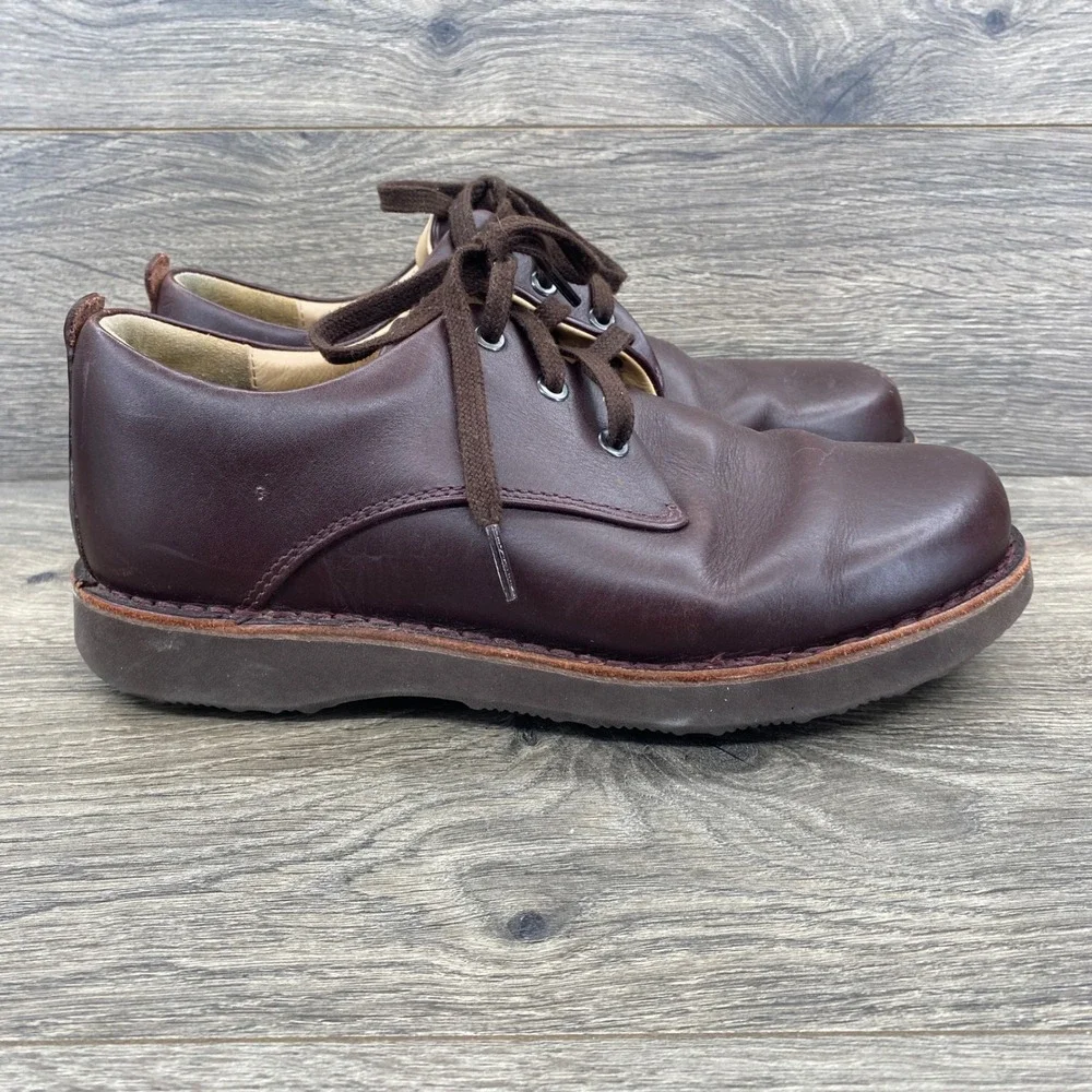 Samuel Hubbard Hubbard Free Mens 8 Brown Leather Vibram Oxford Shoes M1100-007